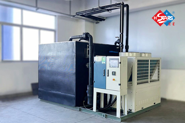 Energy-efficient cooling systems Ice storage chiller restart procedure